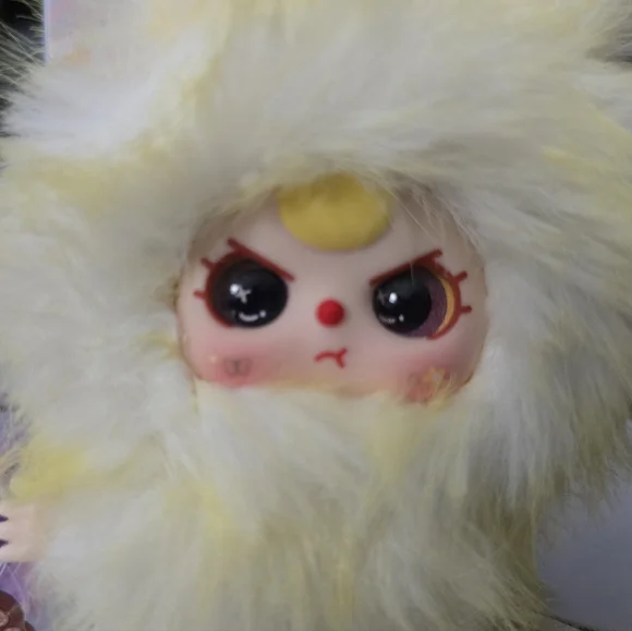 Baby Three Super Mini Bunny Plush Pendant  "Letter C" - Picture 3 of 13